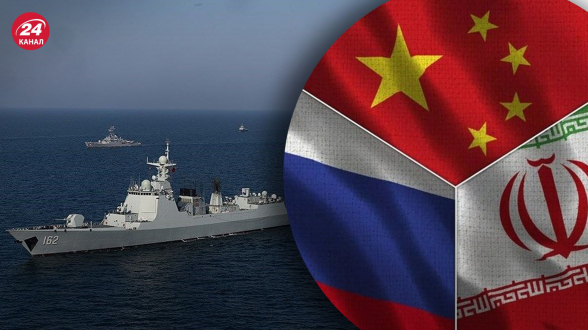 Боевые корабли России, Китая и Ирана выполнили стрельбы на учениях в Оманском заливе